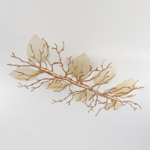 American style minimalist all copper branch lamp, light luxury villa living room ceiling lamp, hotel model room dining room bedroom copper lamp - Image 5