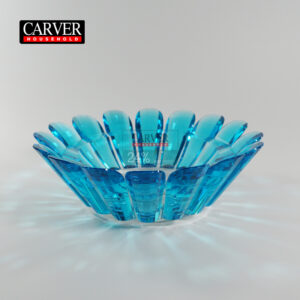 Crystal fruit bowl (blue)