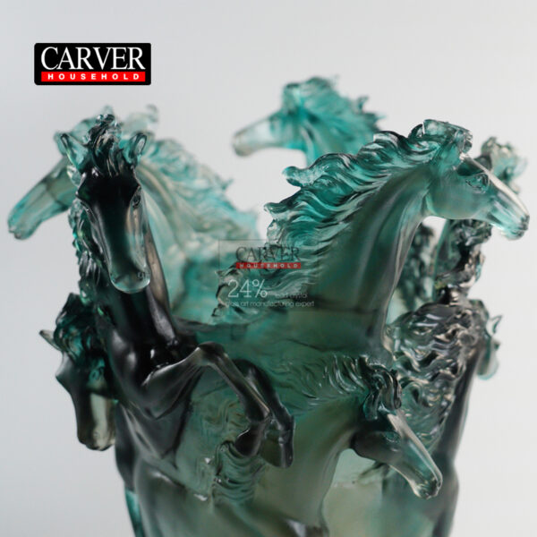 Horse vase (grey)
