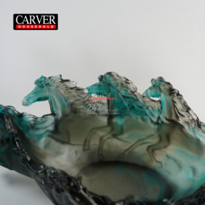 Horse fruit bowl (grey)