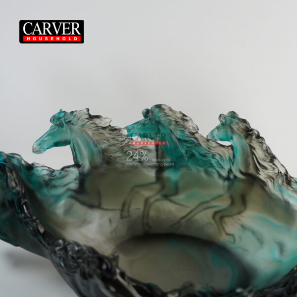Horse fruit bowl (grey)