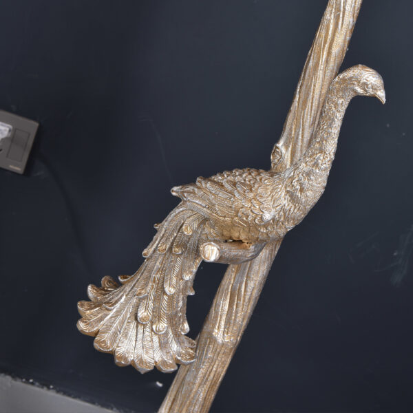Peacock brass floor lamp - Image 3