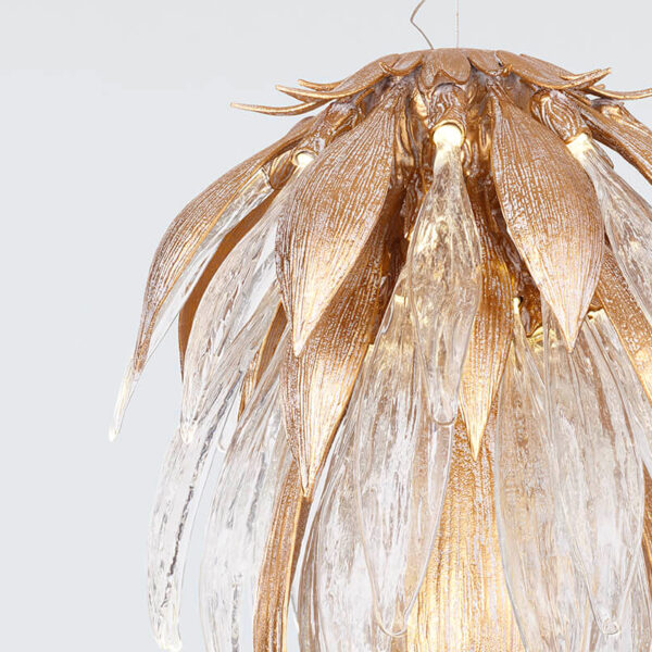 Brass chestnut pendant light - Image 2