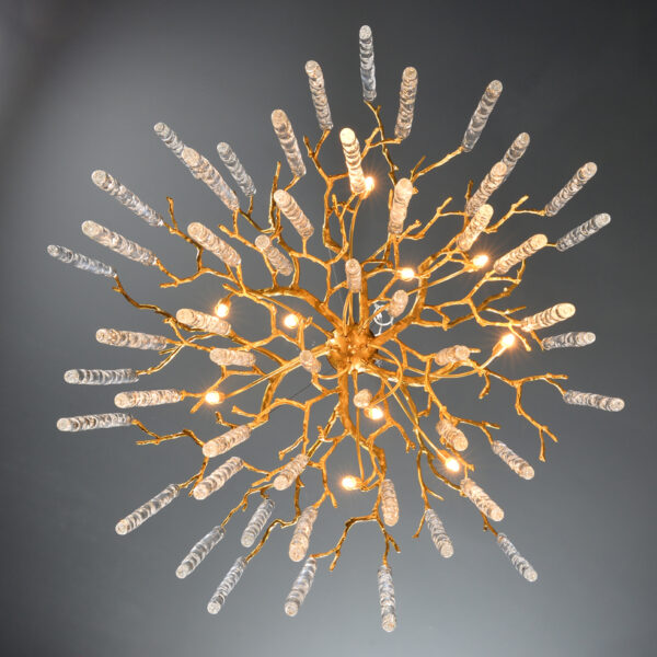 Copper tree pendant light - Image 3
