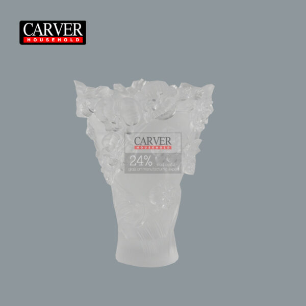 Plum blossom glass incense burner (White)
