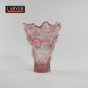 Plum blossom glass incense burner (Purple)