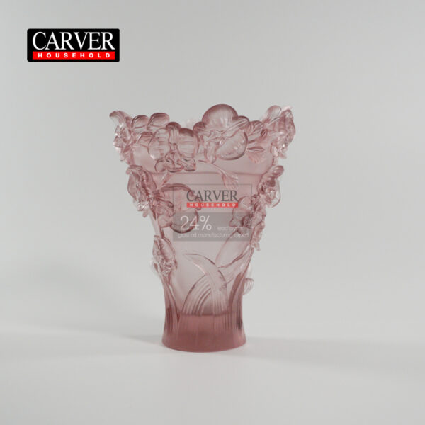 Plum blossom glass incense burner (Purple)