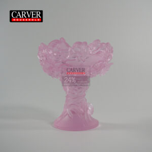 Plum blossom glass incense burner (Purple)