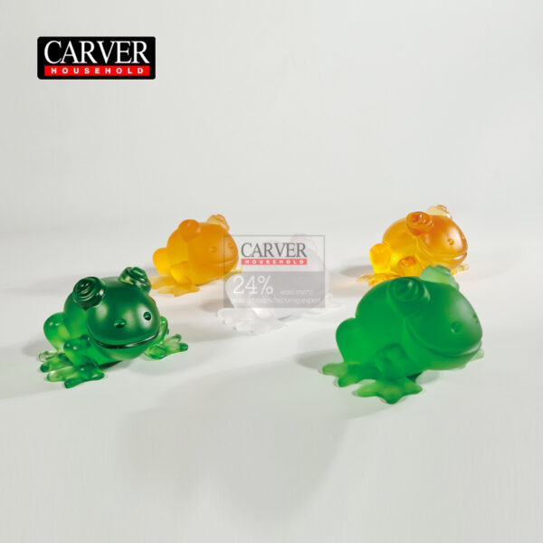 Factory hot selling colorful primary color crystal frog support customized crystal sculpture crafts
