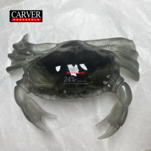 Crab Sculpture Black White
