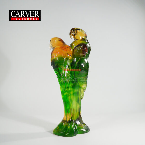 Macaw Manufacturers hot selling high quality macaw crystal sculptures for living room hotel