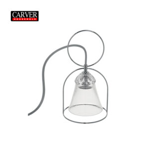 Factory hot selling flannel transparent crystal glass Apollo one lamp table lamp living room hotel decoration table lamp