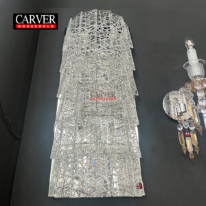 High Quality Stainless Steel Crystal Wall Lamp Classic Baccarat Crystal Wall Lamp