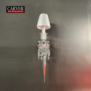Shining asfour crystal wall lamp, living room bedroom hotel decoration crystal wall lamp