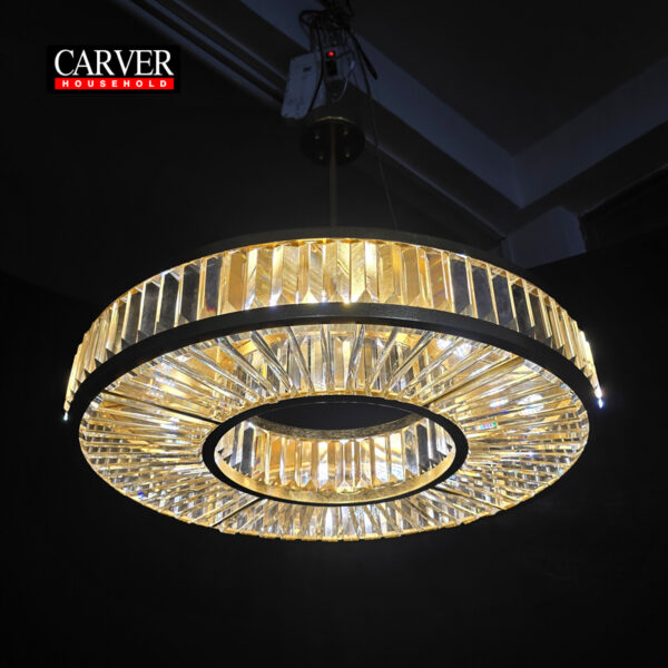 Crystal Pendant 29 Inch Wide Round Pendant Decorative Crystal Chandelier
