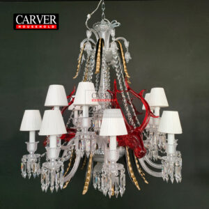 High Quality 24% Leaded Crystal Glass Fantasy Ceiling Deer Shape Chandelier Decorative Crystal Chandelier