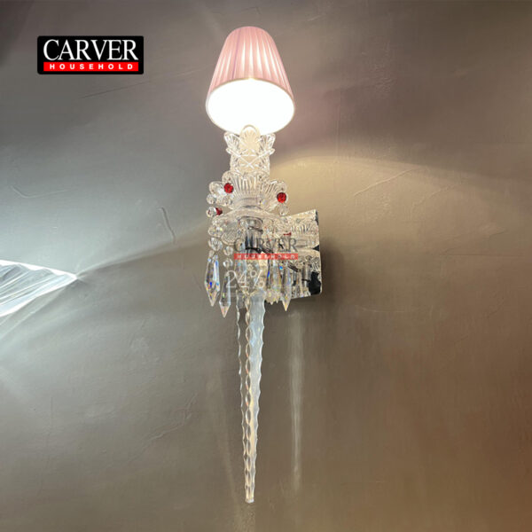 Shining asfour crystal wall lamp, living room bedroom hotel decoration crystal wall lamp