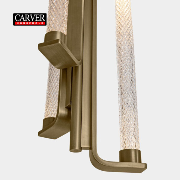Stradivari Collection Crystal Chandelier - Gold - Image 4