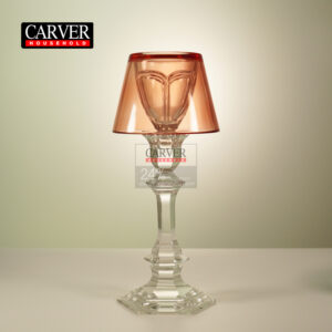 Harcourt My Fire Candlestick pink