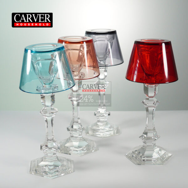 Harcourt My Fire Candlestick blue
