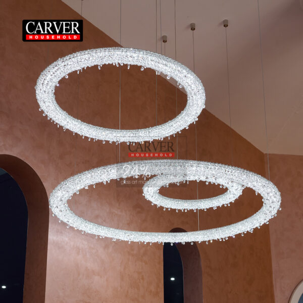 K9 Ring Egyptian Crystal Chandelier