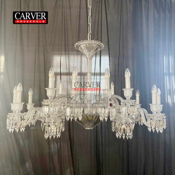 High Quality 24% Leaded Glass Crystal Chandelier Living Room Bedroom Hotel Decoration Crystal Chandelier