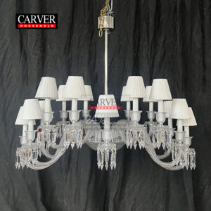 High Quality 24% Leaded Glass Crystal Chandelier Living Room Bedroom Hotel Decoration Crystal Chandelier
