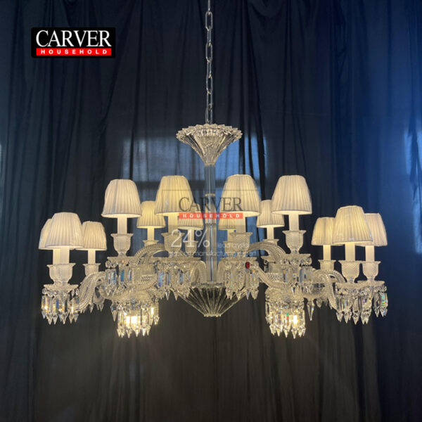 High Quality 24% Leaded Glass Crystal Chandelier Living Room Bedroom Hotel Decoration Crystal Chandelier