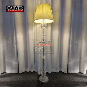 24% Leaded Glass Crystal Reading Floor Lamp