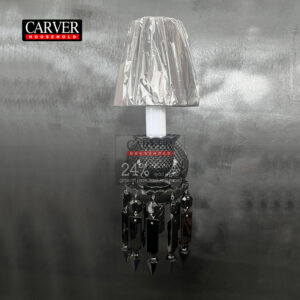 High Quality 24% Leaded Glass Crystal Black Wall Lamp Living Room Bedroom Hotel Decoration Crystal Lamp