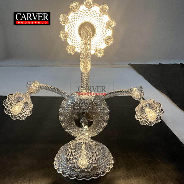 High Quality 24% Leaded Glass Crystal Black Wall Lamp Living Room Bedroom Hotel Decoration Crystal Lamp