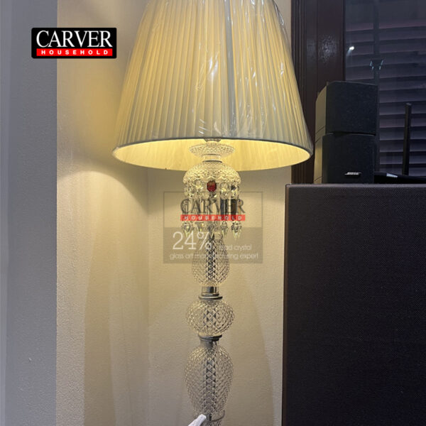 24% Leaded Glass Crystal Reading Floor Lamp