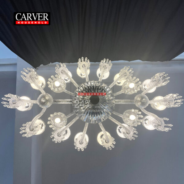 High Quality 24% Leaded Glass Crystal Chandelier Living Room Bedroom Hotel Decoration Crystal Chandelier