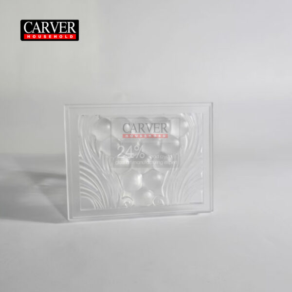 Fully handmade dewaxed crystal grape decorative plate