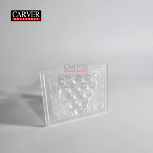 Fully handmade dewaxed crystal grape decorative plate