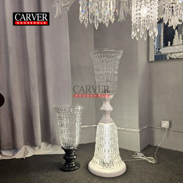 Handmade Luxury Glaze Craft Glass Tabletop Vase Art Deco Design Soft Decorative Ornaments