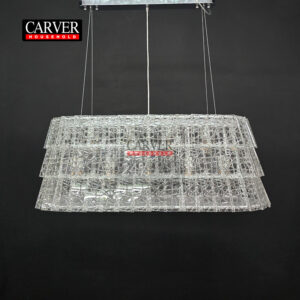 Factory hot selling crystal piece pendant decorative chandelier restaurant coffee hotel decoration crystal chandelier