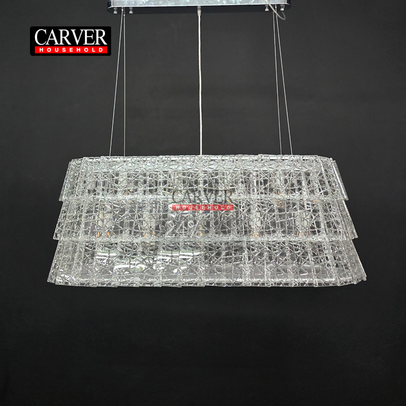 Factory hot selling crystal piece pendant decorative chandelier restaurant coffee hotel decoration crystal chandelier