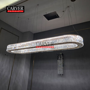 Factory hot selling hanging wire decorative crystal chandelier