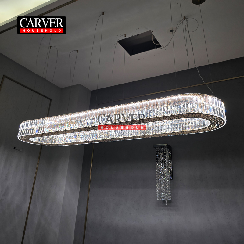 Factory hot selling hanging wire decorative crystal chandelier