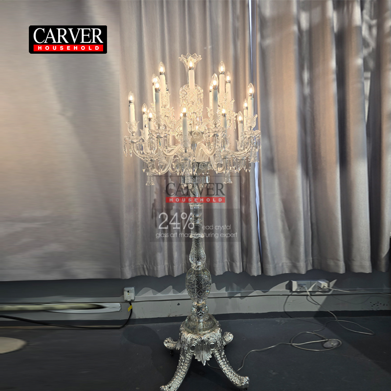 Luxury crystal floor lamp decorative floor lamp