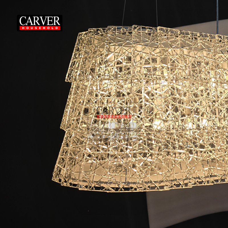 Factory hot selling crystal piece pendant decorative chandelier restaurant coffee hotel decoration crystal chandelier