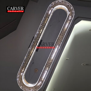 Factory hot selling hanging wire decorative crystal chandelier