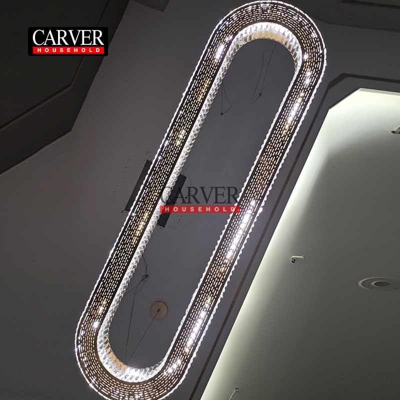 Factory hot selling hanging wire decorative crystal chandelier