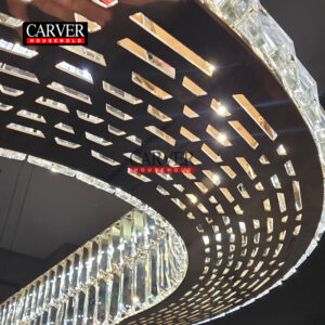 Factory hot selling hanging wire decorative crystal chandelier