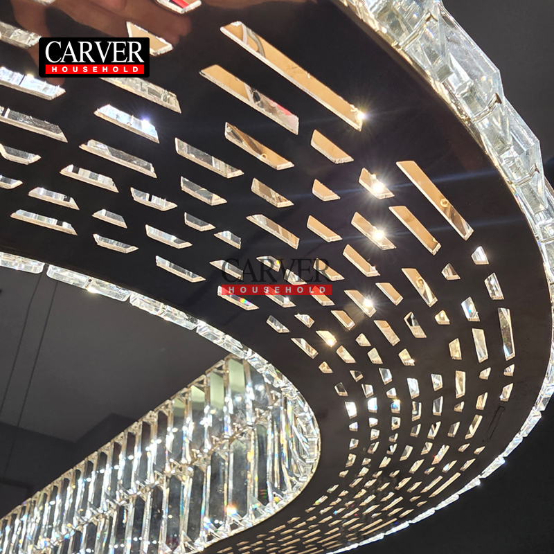 Factory hot selling hanging wire decorative crystal chandelier