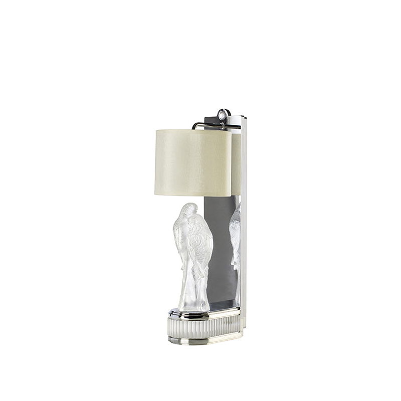 Simple and modern bedroom bedside crystal wall lamp, duplex staircase balcony hallway creative parrot wall lamp - Image 6