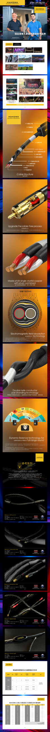 HANOWA Reference Super HI-END Audio Cable