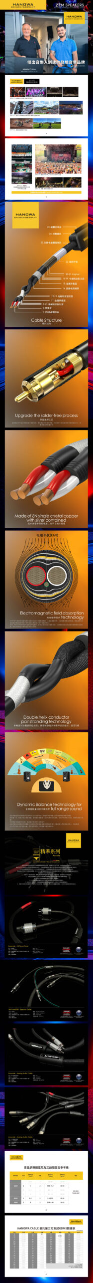 HANOWA Accurate Super HI-END Audio Cable